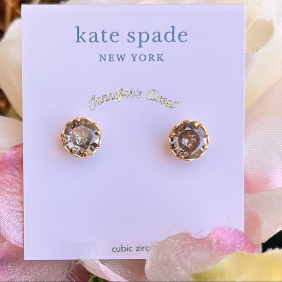 Kate Spade Crystal Stud Earrings NWT - Picture 3 of 7